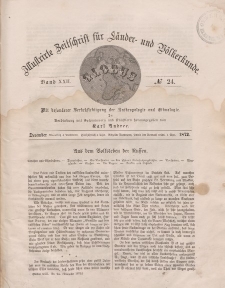 Globus. Illustrierte Zeitschrift für Länder...Bd. XXII, Nr.24, Dezember 1872