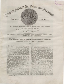 Globus. Illustrierte Zeitschrift für Länder...Bd. XLVI, Nr.6, 1884