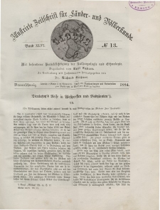 Globus. Illustrierte Zeitschrift für Länder...Bd. XLVI, Nr.13, 1884