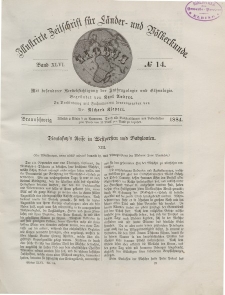 Globus. Illustrierte Zeitschrift für Länder...Bd. XLVI, Nr.14, 1884