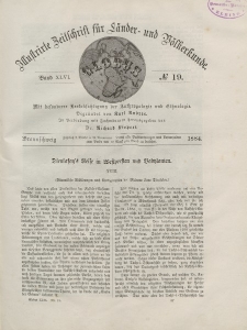 Globus. Illustrierte Zeitschrift für Länder...Bd. XLVI, Nr.19, 1884