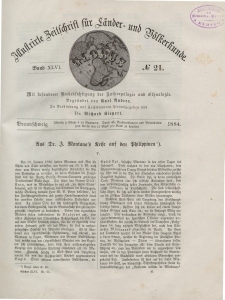 Globus. Illustrierte Zeitschrift für Länder...Bd. XLVI, Nr.21, 1884