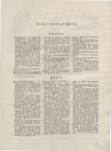 Globus. Illustrierte Zeitschrift für Länder...(Inhaltsverzeichniß), 1885