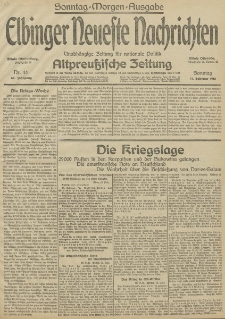 Elbinger Neueste Nachrichten, Nr.44 Sonntag 14 Februar 1915 67. Jahrgang