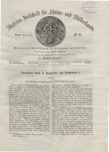 Globus. Illustrierte Zeitschrift für Länder...Bd. XLVIII, Nr.6, 1885