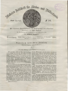 Globus. Illustrierte Zeitschrift für Länder...Bd. XLVIII, Nr.16, 1885