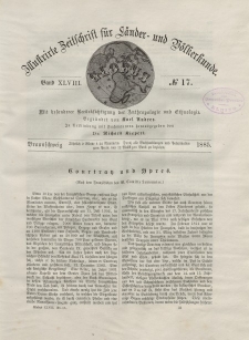 Globus. Illustrierte Zeitschrift für Länder...Bd. XLVIII, Nr.17, 1885