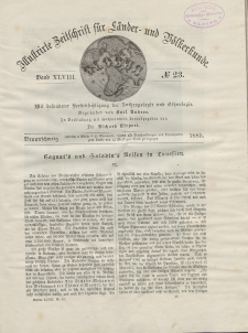 Globus. Illustrierte Zeitschrift für Länder...Bd. XLVIII, Nr.23, 1885