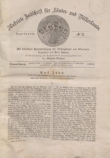 Globus. Illustrierte Zeitschrift für Länder...Bd. XXXVIII, Nr.3, 1880