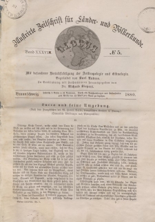 Globus. Illustrierte Zeitschrift für Länder...Bd. XXXVIII, Nr.5, 1880