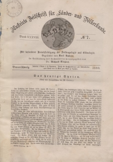 Globus. Illustrierte Zeitschrift für Länder...Bd. XXXVIII, Nr.7, 1880