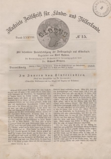 Globus. Illustrierte Zeitschrift für Länder...Bd. XXXVIII, Nr.15, 1880