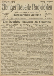 Elbinger Neueste Nachrichten, Nr.48 Donnerstag 18 Februar 1915 67. Jahrgang