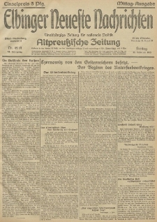 Elbinger Neueste Nachrichten, Nr.49 Freitag 19 Februar 1915 67. Jahrgang