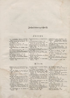 Globus. Illustrierte Zeitschrift für Länder...(Inhaltsverzeichniß), Bd. XVI, 1869