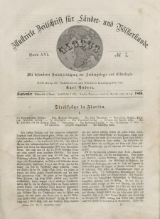 Globus. Illustrierte Zeitschrift für Länder...Bd. XVI, Nr.7, September, 1869