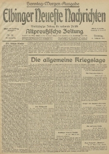 Elbinger Neueste Nachrichten, Nr.51 Sonntag 21 Februar 1915 67. Jahrgang