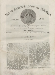 Globus. Illustrierte Zeitschrift für Länder...Bd. XVI, Nr.15, November, 1869