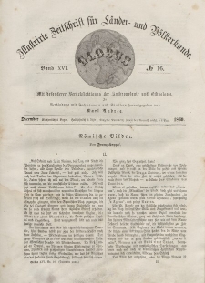 Globus. Illustrierte Zeitschrift für Länder...Bd. XVI, Nr.16, Dezember, 1869