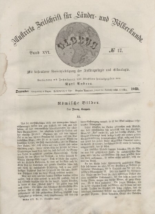 Globus. Illustrierte Zeitschrift für Länder...Bd. XVI, Nr.17, Dezember, 1869