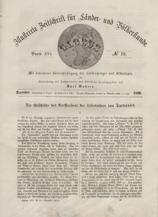 Globus. Illustrierte Zeitschrift für Länder...Bd. XVI, Nr.19, Dezember, 1869