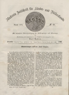 Globus. Illustrierte Zeitschrift für Länder...Bd. XVI, Nr.20, Dezember, 1869