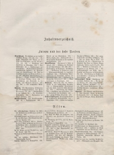 Globus. Illustrierte Zeitschrift für Länder...(Inhaltsverzeichniß), Bd. XX, 1871