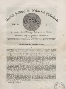 Globus. Illustrierte Zeitschrift für Länder...Bd. XX, Nr.7, 1871