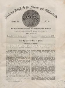 Globus. Illustrierte Zeitschrift für Länder...Bd. XX, Nr.9, 1871