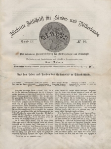 Globus. Illustrierte Zeitschrift für Länder...Bd. XX, Nr.10, 1871