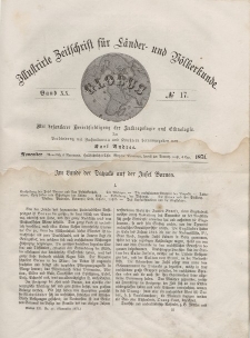 Globus. Illustrierte Zeitschrift für Länder...Bd. XX, Nr.17, 1871