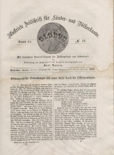 Globus. Illustrierte Zeitschrift für Länder...Bd. XX, Nr.18, 1871