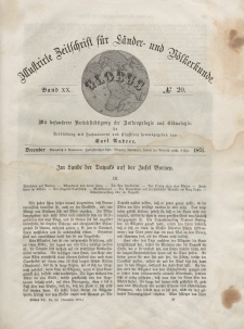 Globus. Illustrierte Zeitschrift für Länder...Bd. XX, Nr.20, 1871