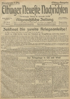 Elbinger Neueste Nachrichten, Nr.55 Donnerstag 25 Februar 1915 67. Jahrgang