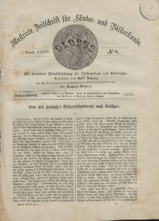 Globus. Illustrierte Zeitschrift für Länder...Bd. XXXIV, Nr.8, 1878