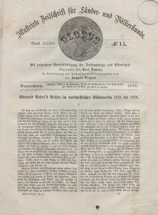 Globus. Illustrierte Zeitschrift für Länder...Bd. XXXIV, Nr.15, 1878