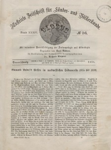 Globus. Illustrierte Zeitschrift für Länder...Bd. XXXIV, Nr.16, 1878