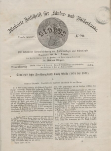 Globus. Illustrierte Zeitschrift für Länder...Bd. XXXIV, Nr.20, 1878