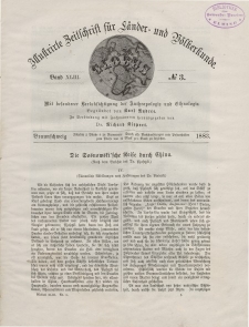 Globus. Illustrierte Zeitschrift für Länder...Bd. XLIII, Nr.3, 1883