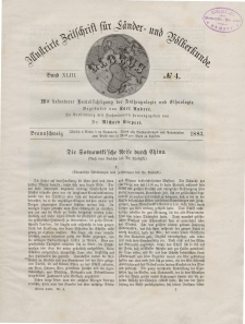 Globus. Illustrierte Zeitschrift für Länder...Bd. XLIII, Nr.4, 1883
