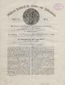 Globus. Illustrierte Zeitschrift für Länder...Bd. XLIII, Nr.5, 1883