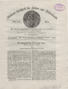 Globus. Illustrierte Zeitschrift für Länder...Bd. XLIII, Nr.8, 1883