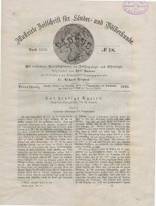 Globus. Illustrierte Zeitschrift für Länder...Bd. XLIII, Nr.18, 1883