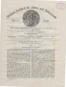 Globus. Illustrierte Zeitschrift für Länder...Bd. XLIII, Nr.19, 1883