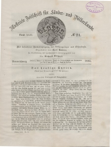 Globus. Illustrierte Zeitschrift für Länder...Bd. XLIII, Nr.21, 1883