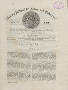 Globus. Illustrierte Zeitschrift für Länder...Bd. XLIII, Nr.22, 1883