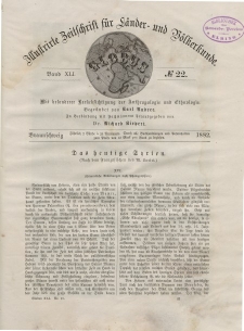 Globus. Illustrierte Zeitschrift für Länder...Bd. XLI, Nr.22, 1882