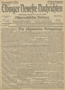 Elbinger Neueste Nachrichten, Nr.63 Freitag 5 März 1915 67. Jahrgang