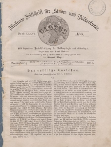 Globus. Illustrierte Zeitschrift für Länder...Bd. XXXVI, Nr.6, 1879