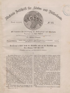 Globus. Illustrierte Zeitschrift für Länder...Bd. XXXVI, Nr.13, 1879
